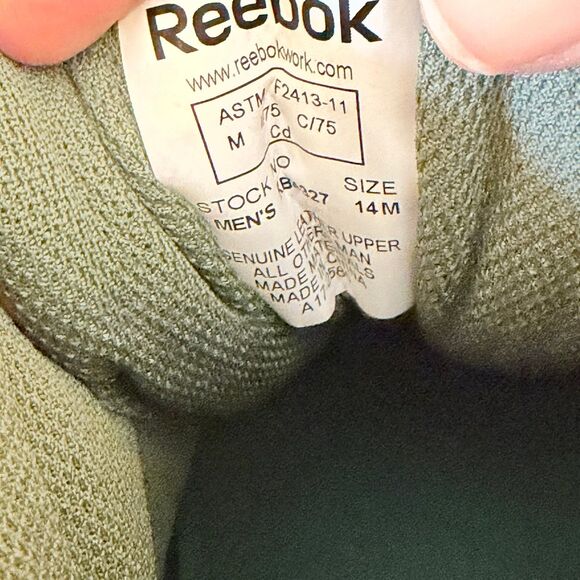 NEW Reebok TYAK RB4327 men’s athletic work boot size 14 composite toe TAN main image 7